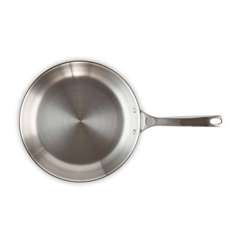 Le Creuset Signature Stainless Steel Uncoated Shallow Frying Pan 28cm image number 2